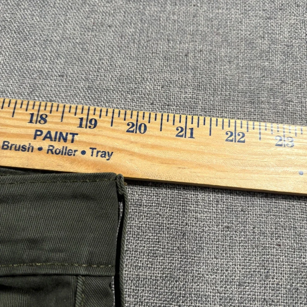 Levi's 514 Straight Fit Pants Mens 38x32 Olive Green Stretch Twill Chino Jeans